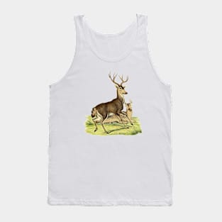 Deers Illustration Tank Top